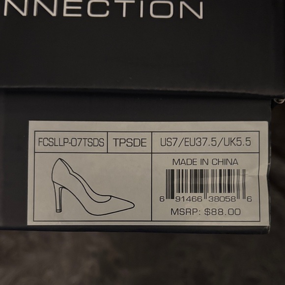 NIB French Connection Brown Microsuede Heels - Picture 5 of 5